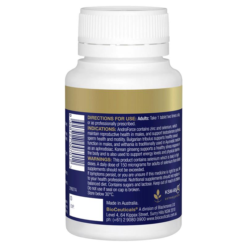 BioCeuticals AndroForce 60 Tablets