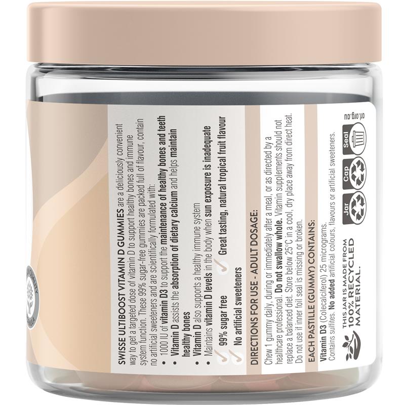 Kẹo dẻo Vitamin D Swisse 60 gói