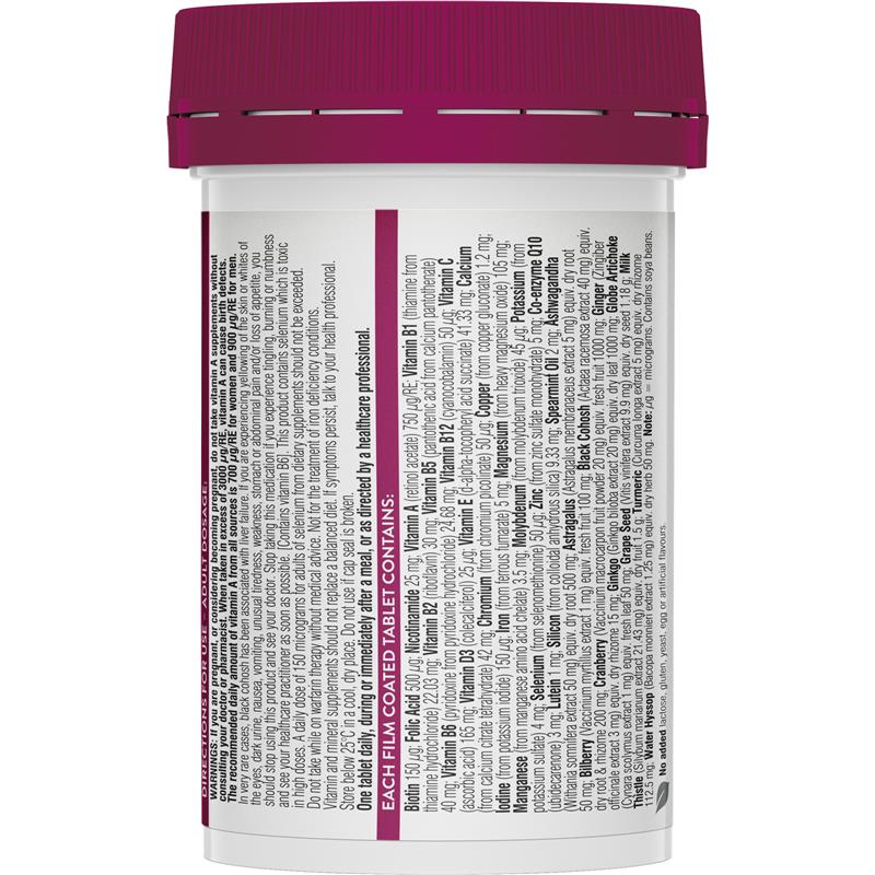 Swisse Womens Multivitamin 50+ 60 viên