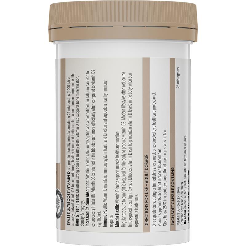 Swisse Vitamin D 250 Viên