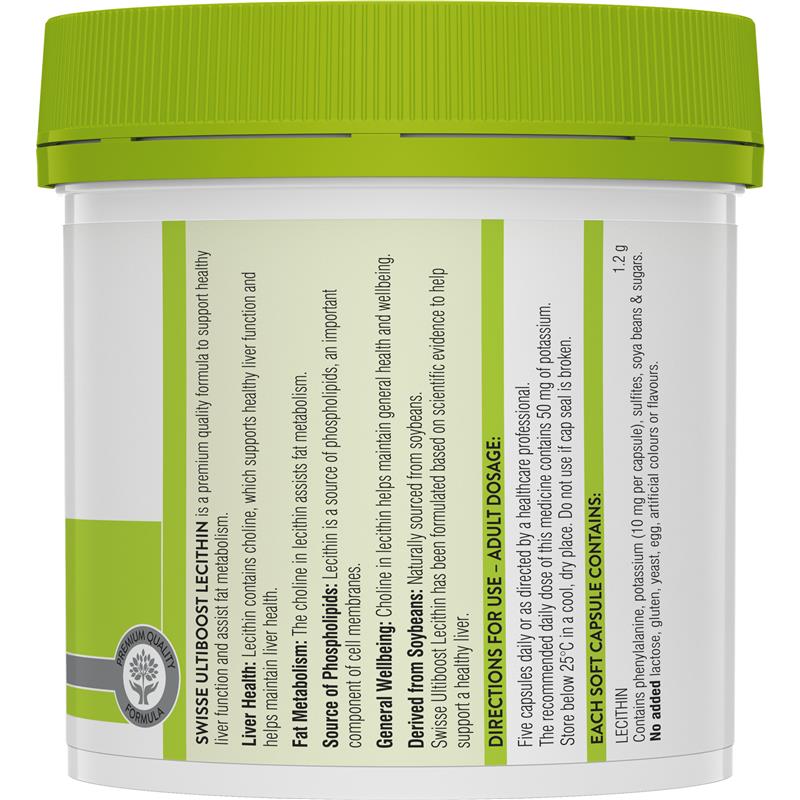 Swisse Ultiboost 卵磷脂 1200 毫克 150 粒胶囊