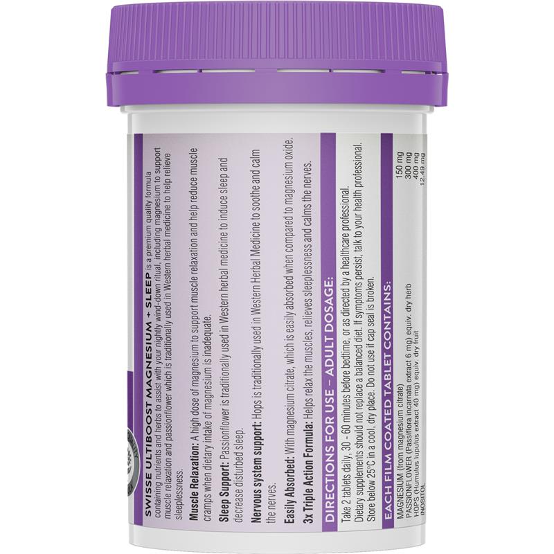 Swisse Ultiboost 镁+睡眠 60 片