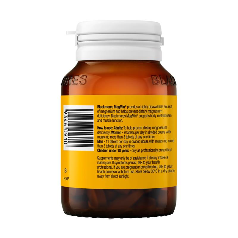 Blackmores MagMin Magnesium Muscle Health 100 Viên