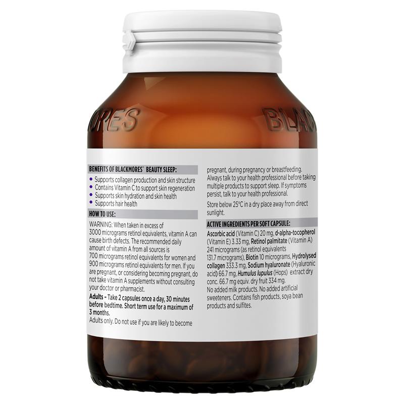 Viên uống Blackmores Beauty Sleep 60 viên
