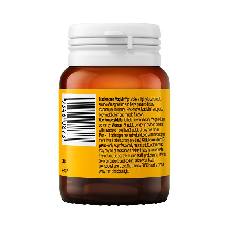 Blackmores MagMin Magnesium Muscle Health 50 Tablets