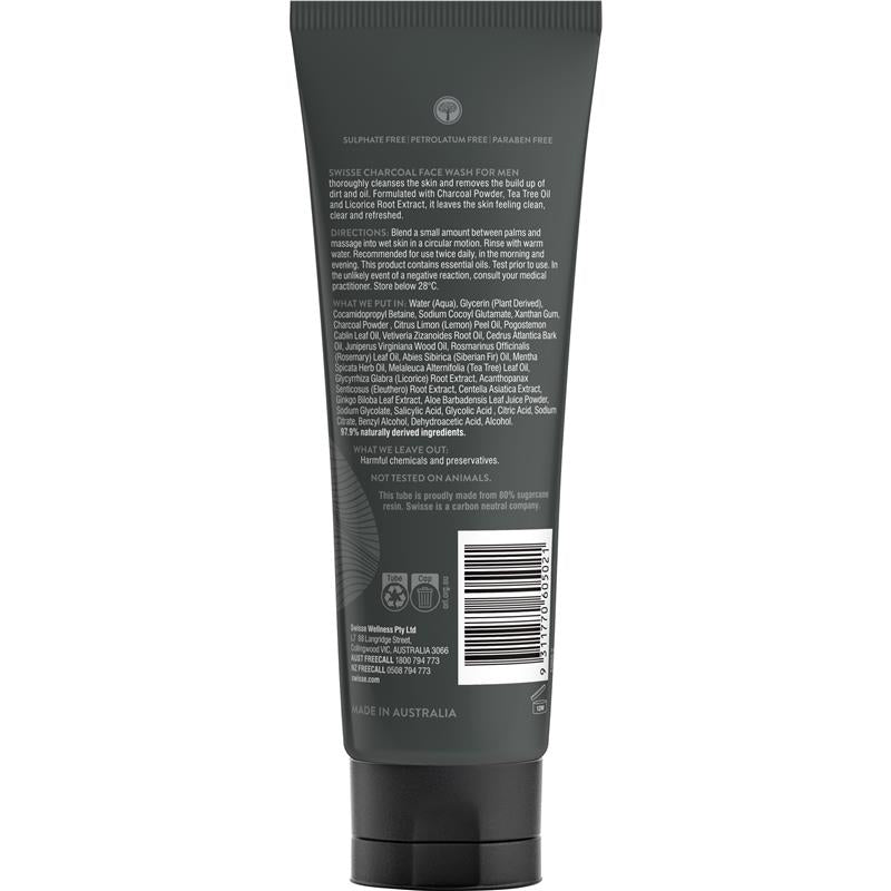 Swisse 男士活性炭洁面乳 120ml