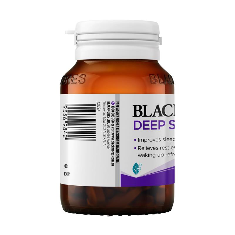 Viên uống hỗ trợ giấc ngủ sâu Blackmores Deep Sleep 60 viên