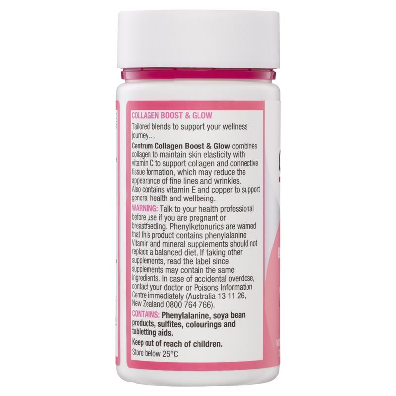 Centrum Collagen Boost & Glow 100 Tablets
