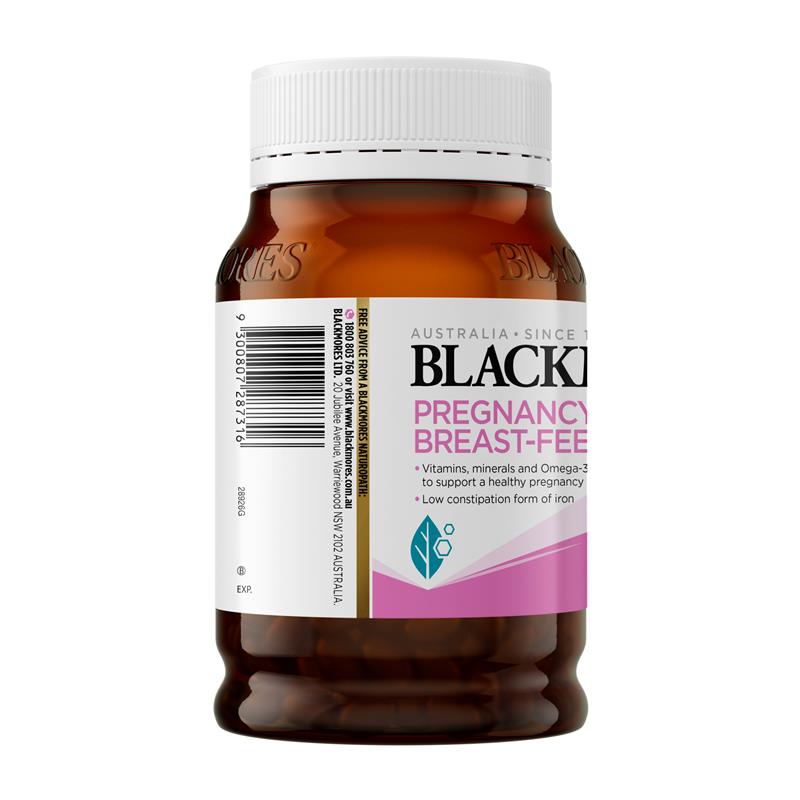 Vitamin Blackmores cho bà bầu và cho con bú Gold 180 viên nang