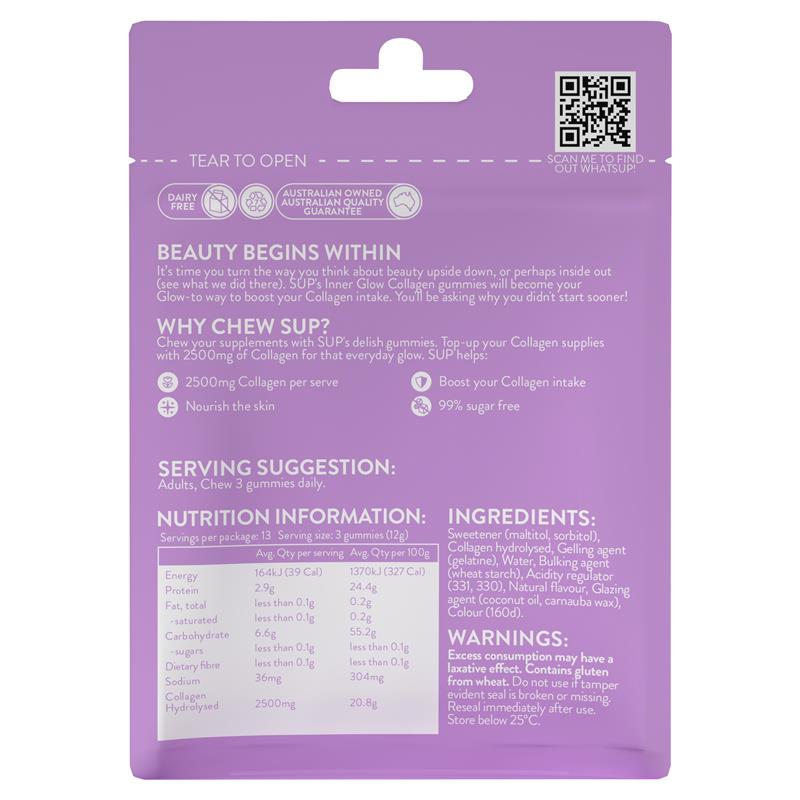 Kẹo dẻo SUP Inner Glow Collagen 40 viên