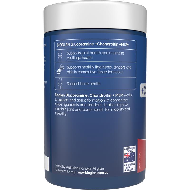 Bioglan 葡萄糖胺软骨素 + MSM 180 片