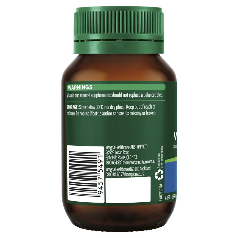 Thompson's B5 Pantothenic Acid 500mg 60 Tablets