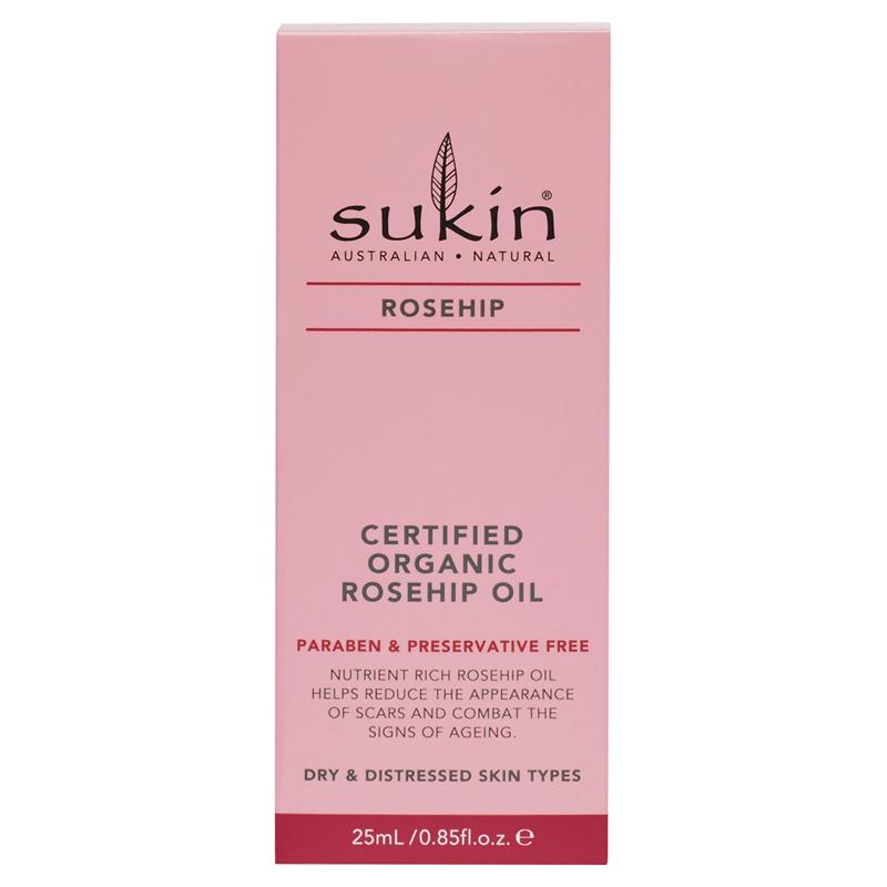Dầu nụ tầm xuân hữu cơ Sukin Certified Organic Rose Hip Oil 25ml