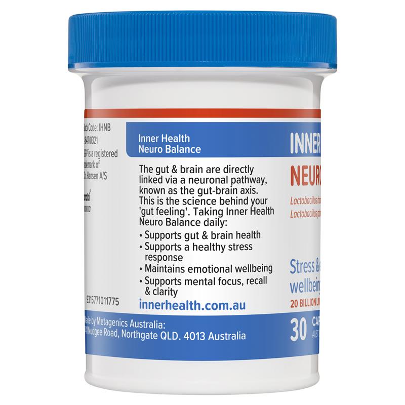 Inner Health Neuro Balance Probiotic 30 Capsules