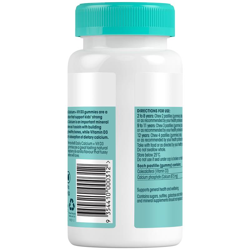 Kẹo dẻo Pentavite Daily Calcium + Vit D3 60 viên