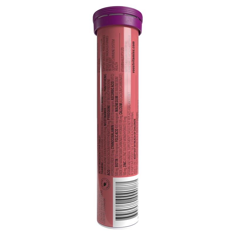 Voost Vitamin B+ Apple + Berry Performance Viên sủi bọt 20 viên