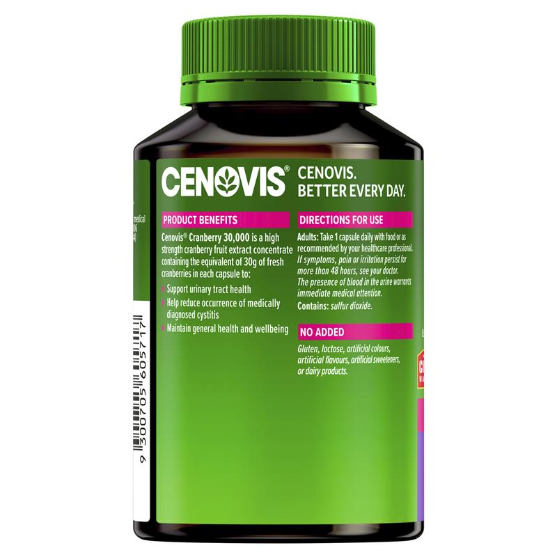 Cenovis 蔓越莓 30,000 促进女性健康 90 粒胶囊(独家规格)
