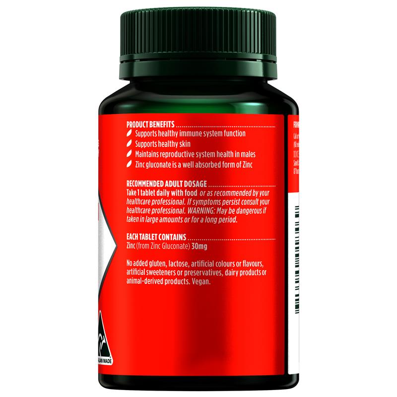 Viên kẽm cường độ cao Nature's Own 30mg 120 viên