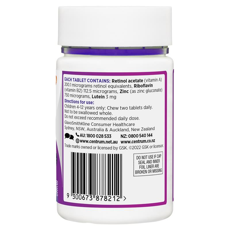 Centrum Kids Vision Fuel 50 Chewable Tablets