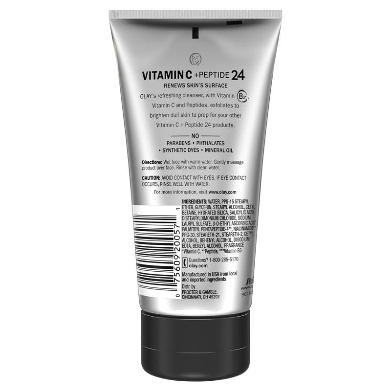 Sữa rửa mặt làm sáng da Olay Regenerist Vitamin C + Peptide 24 150ml