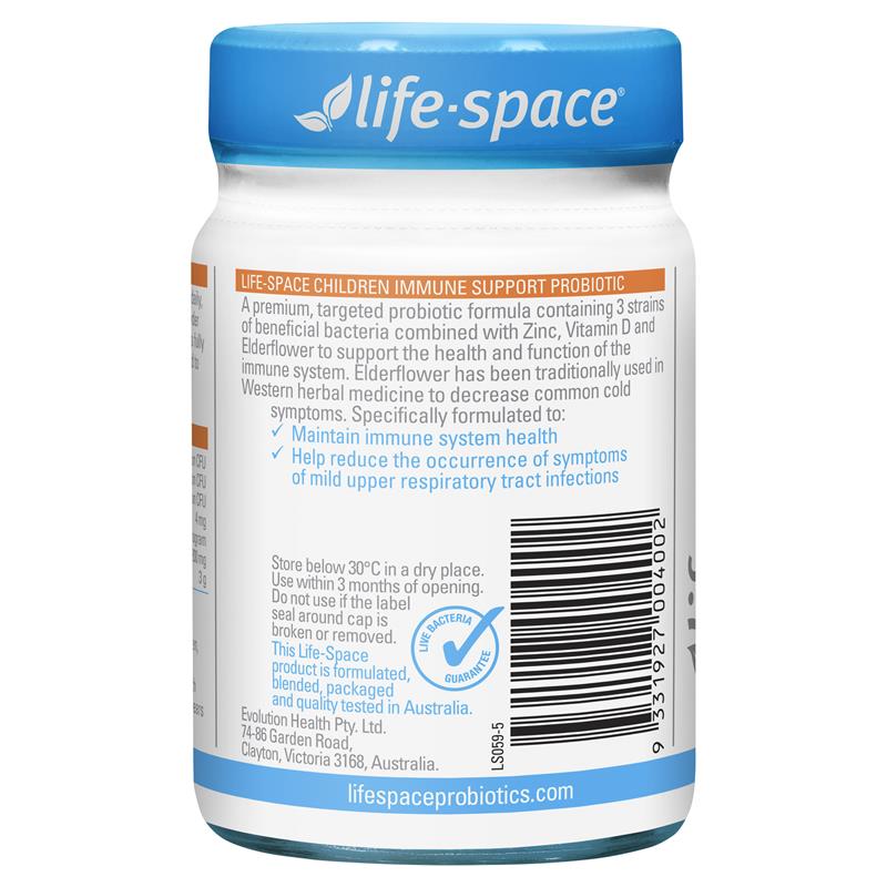 Life-Space Childrens Immune Support Probiotic 60g