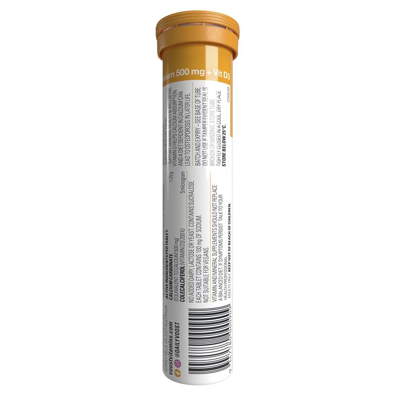 Viên sủi Voost Calcium + D3 20 viên