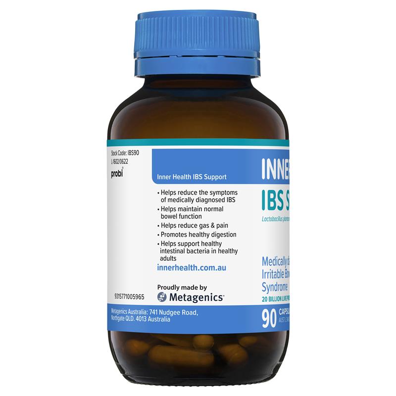 Inner Health IBS Support Probiotic 90 Capsules Fridge Line