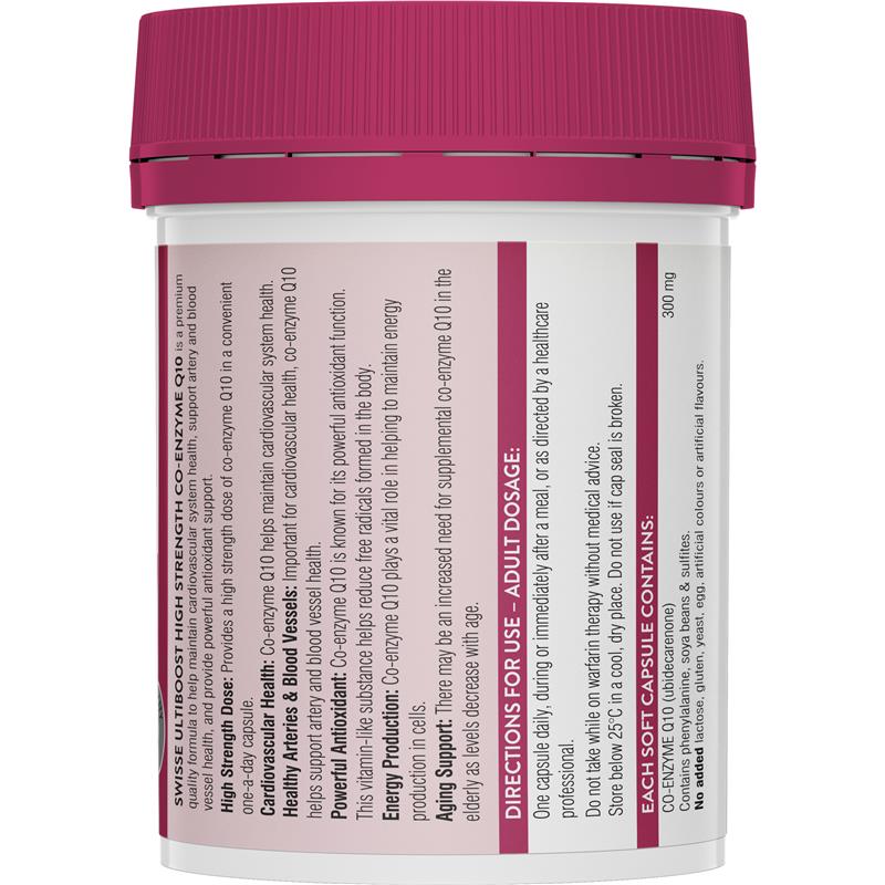 Swisse CoQ10 300mg 90 Capsules