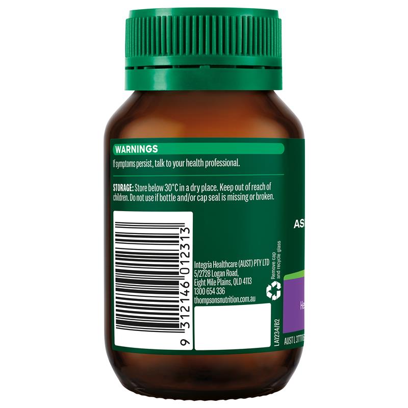 Thompsons Ashwagandha Complex Stress + Sleep 60 Tablets
