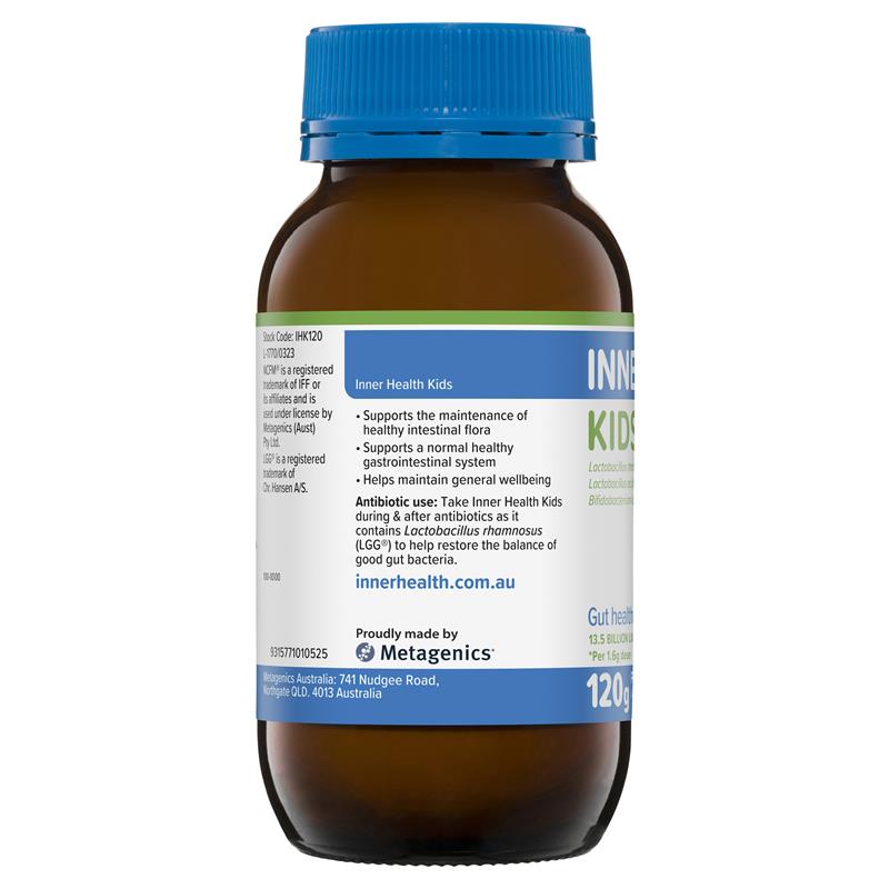 Inner Health Kids Probiotic 120g Powder Fridge Line