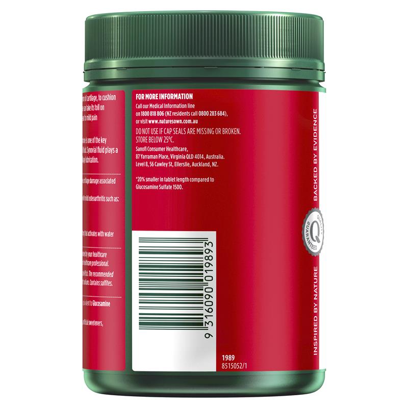 Viên uống Glucosamine Sulfate Nature's Own 400 viên