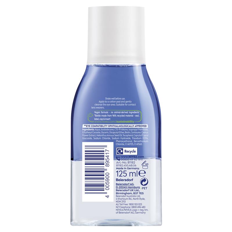 NIVEA Daily Essentials Double Effect Tẩy trang mắt 125ml