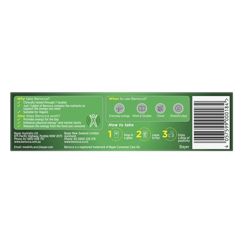Berocca Performance Raspberry and Blackcurrant 15 Effervescent Tablets