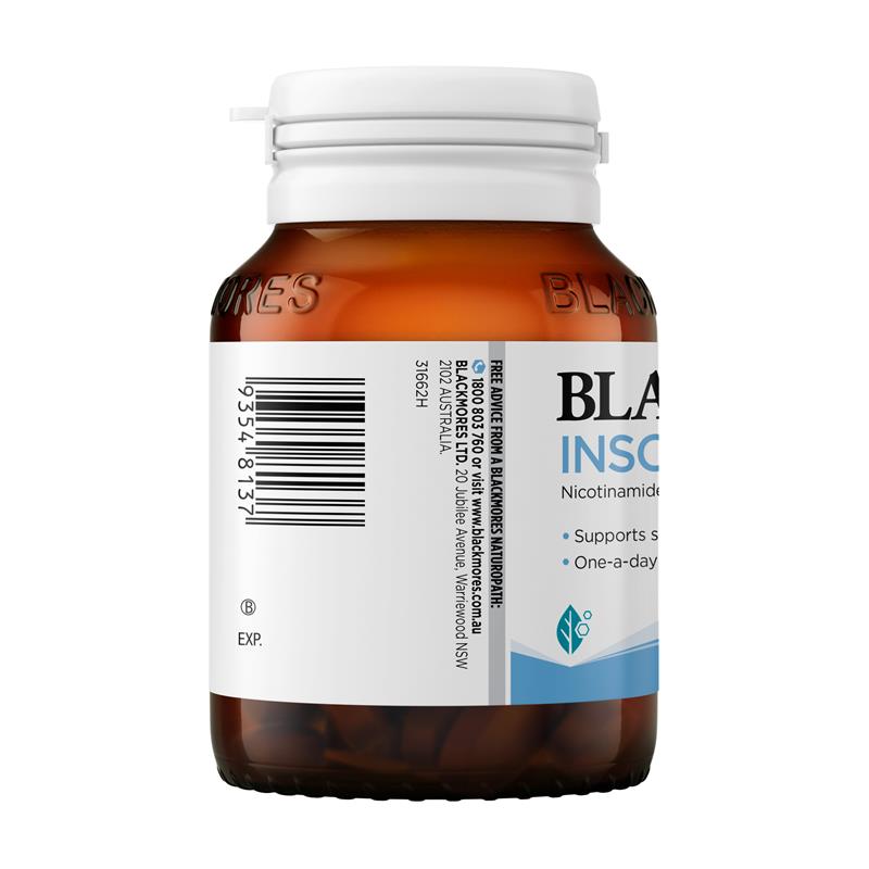 Viên uống bổ sung vitamin B3 Blackmores Insolar Skin Health 60 viên