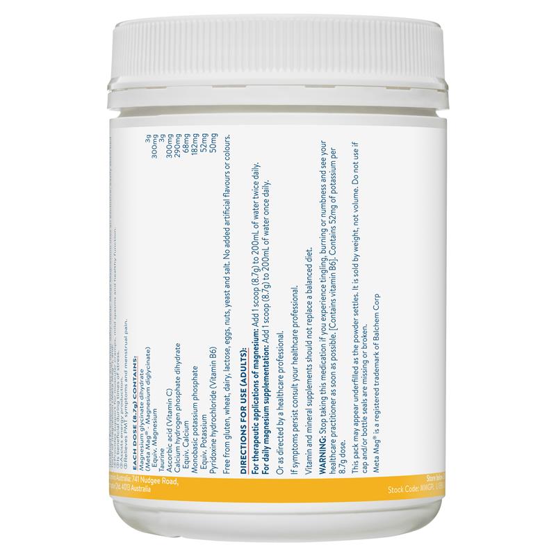 Ethical Nutrients Mega Magnesium 450g Bột Mâm xôi