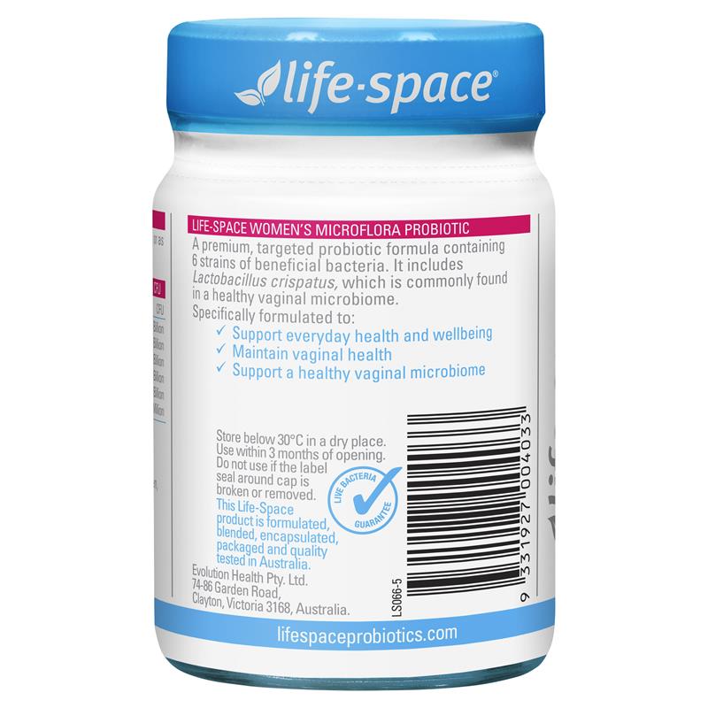 Life-Space Womens Microflora Probiotic 60 Capsules