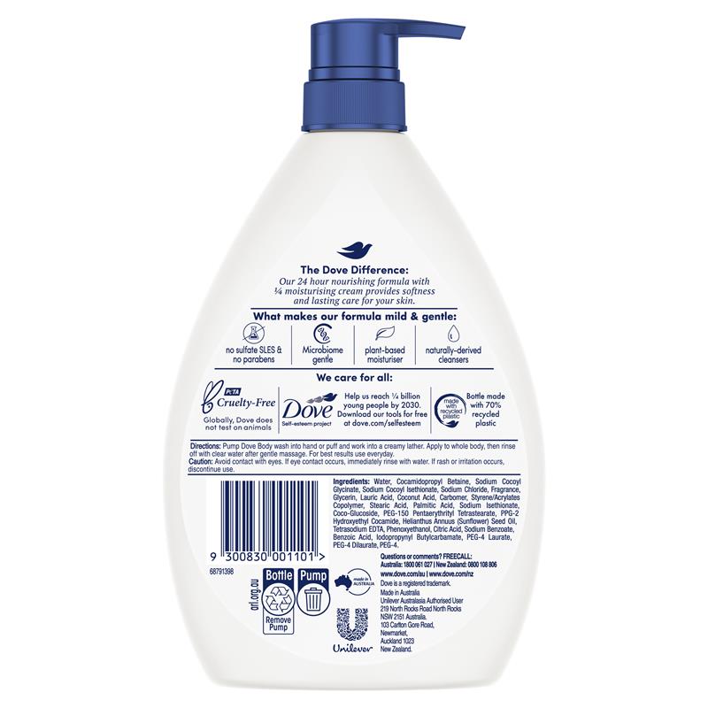 Dove Triple Moisturising Deeply Nourishing Body Wash 1 Litre