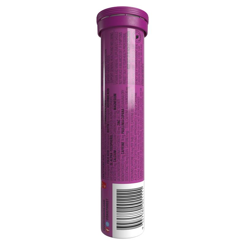 Viên sủi Voost Energy Raspberry Effervescent 20 viên