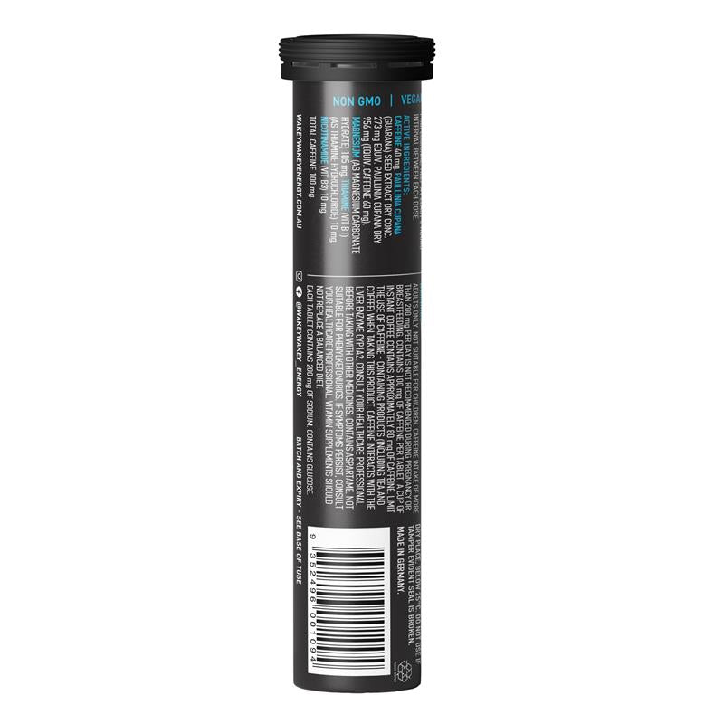 Wakey Wakey Caffeine Plus Magnesium Sủi Bọt Hương Chanh 17 Viên