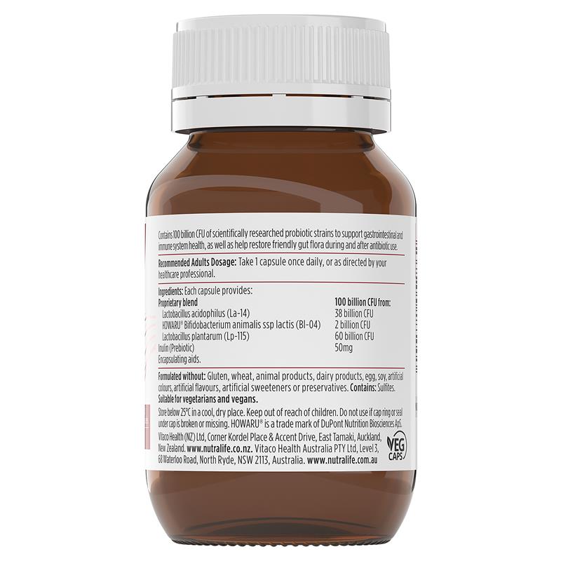 Nutra-Life Probiotica Ultra 100B 30 Capsules