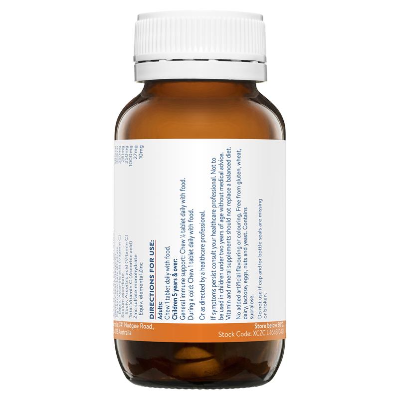 Viên uống bổ sung vitamin Ethical Nutrients Extra C Zingles Orange 50 viên