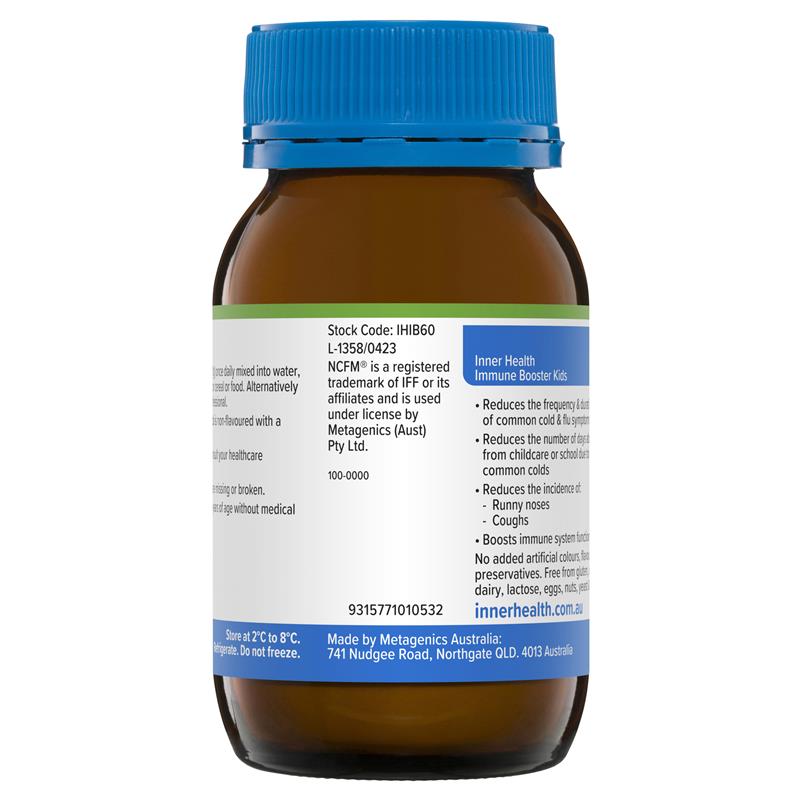 Inner Health Immune Booster Kids Probiotic 60g Powder Fridge Line