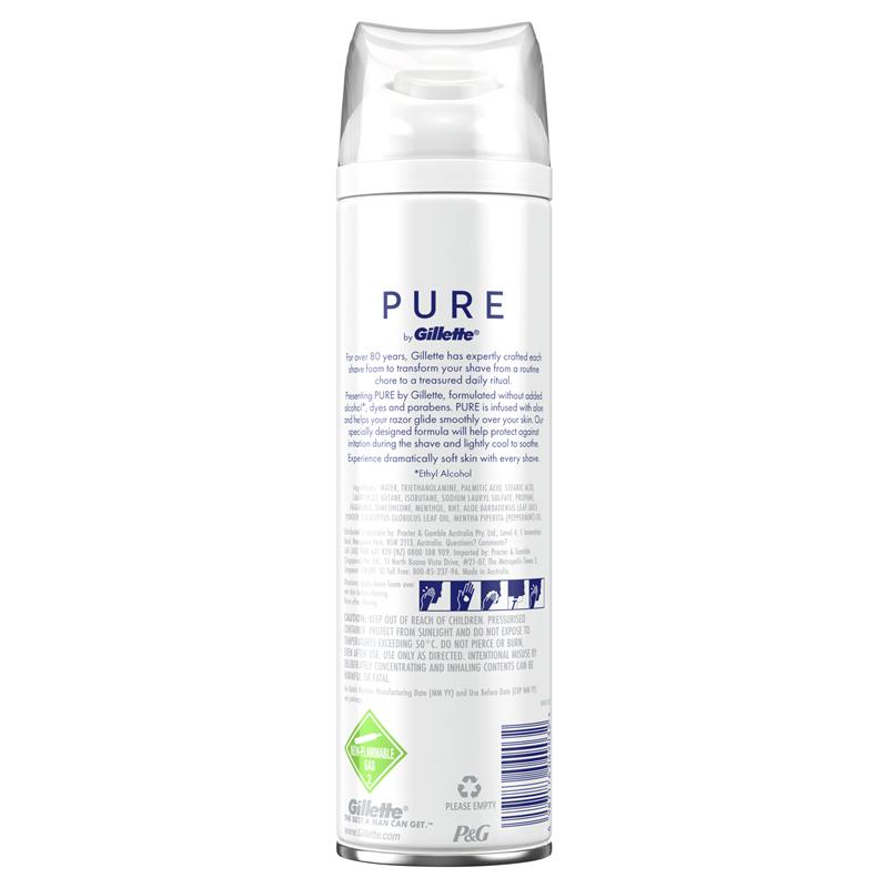 Bọt cạo râu Gillette Pure Sensitive 245g