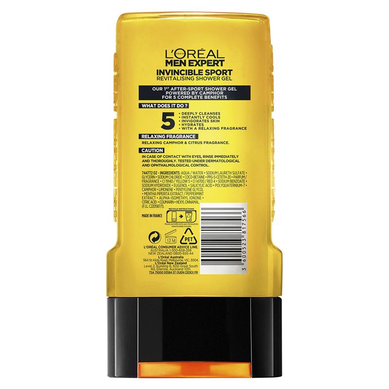 Sữa tắm L'Oreal Men Expert Invincible Sport 300ml