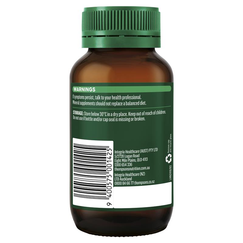 Thompson's Organic Zinc 180 Tablets