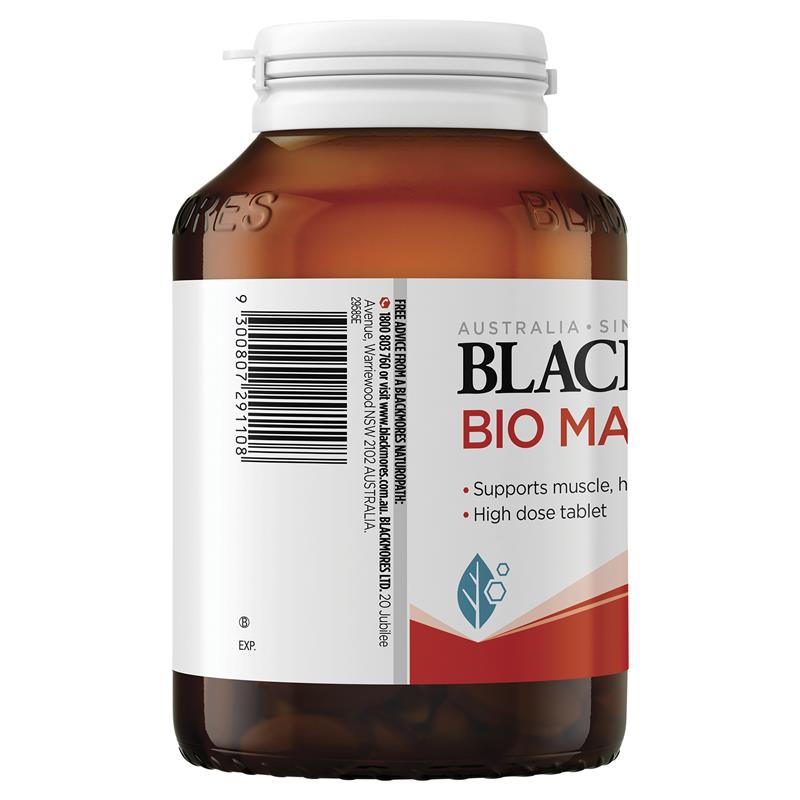 Blackmores Bio Magnesium Muscle Health Vitamin 200 viên Gói giá trị