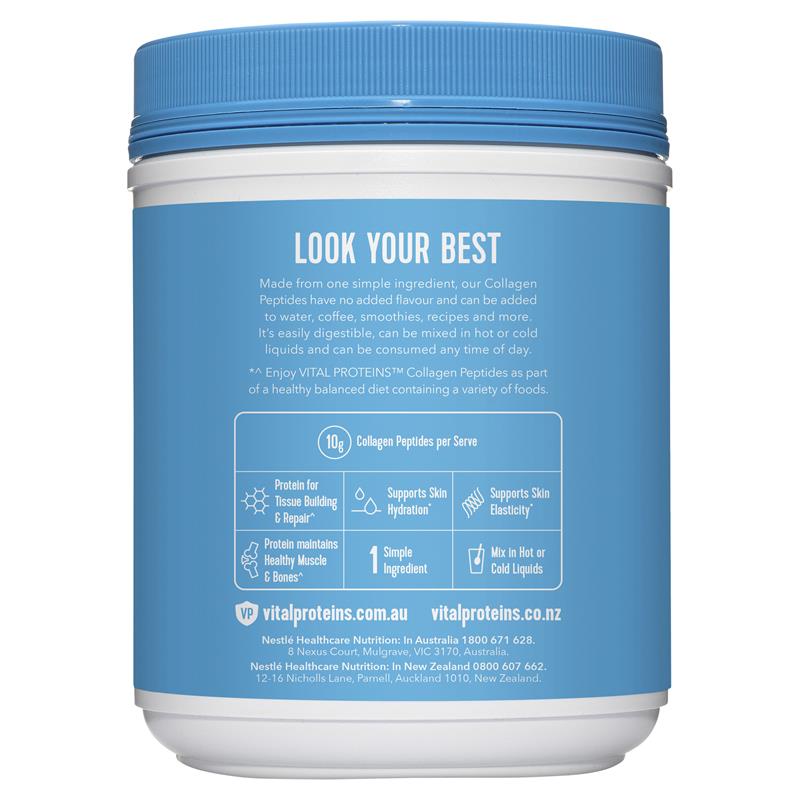 Bột Collagen Peptides Vital Proteins Không Hương Vị 567g Kích Thước Độc Quyền