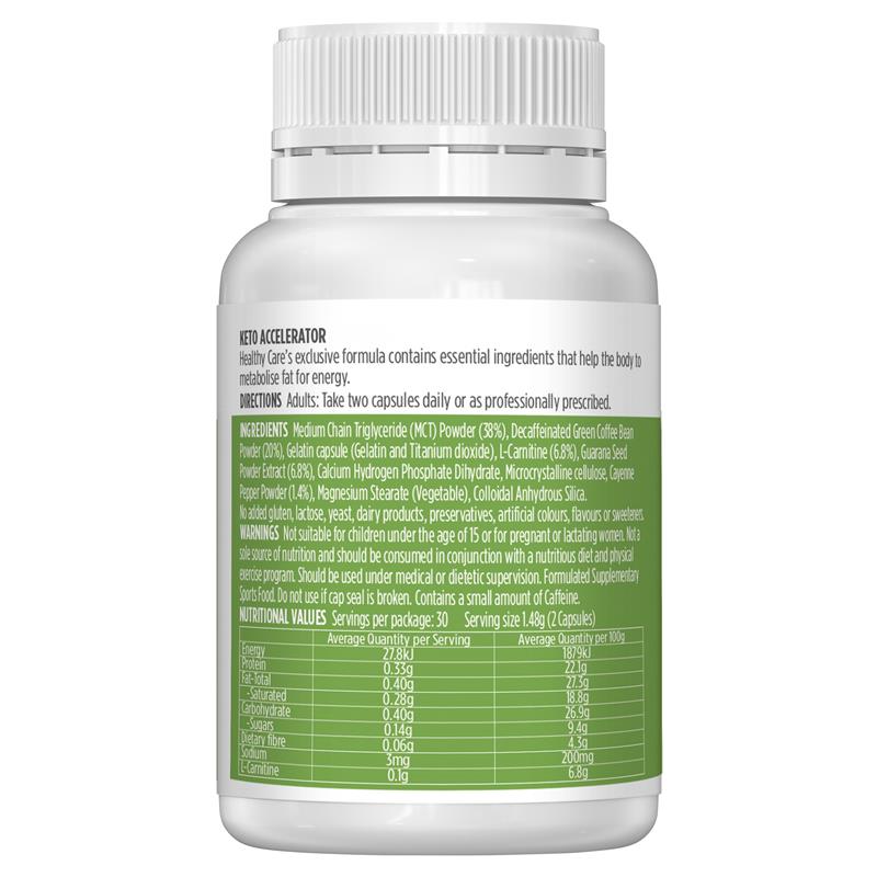 Healthy Care 生酮促进剂 60 粒胶囊