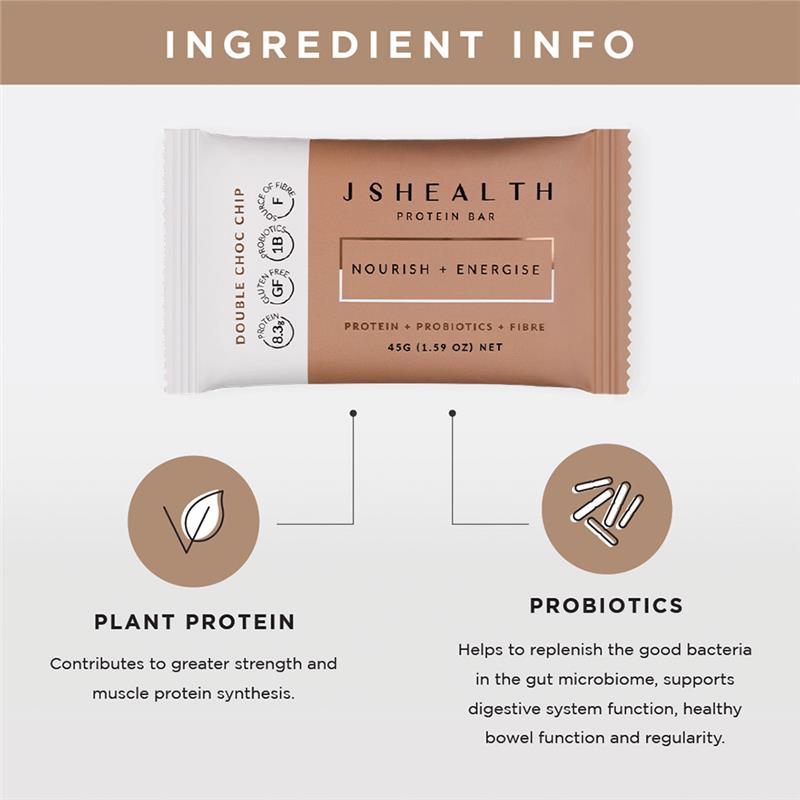Thanh Protein JSHEALTH Double Choc Chip 45g