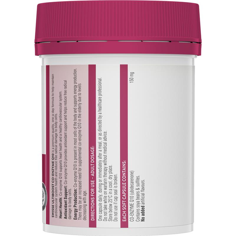 Swisse Ultiboost 辅酶 Q10 150 毫克 180 粒胶囊